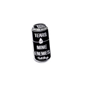 NEW Tears of Mine Enemies Metal Pin